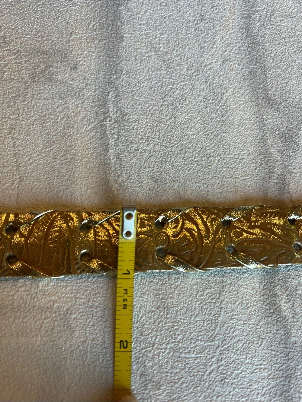 Vintage ornate tooled